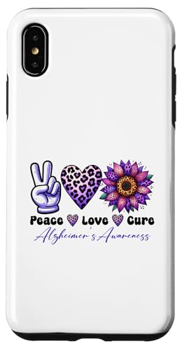 Hülle für iPhone XS Max Tragen Sie Purple Alzheimer's Awareness Demenz von We Wear Purple Alzheimer's Awareness Gifts