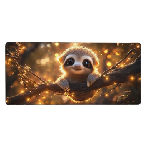 Traum Mousepad XL 1000x400mm/100x40cm Groß Gaming Mauspad Tier, Schreibtischunterlage Mit Anti-Rutsch Basis,Tischunterlage Large Size, für Gaming Office Home Zubehör, Geschenke für Männer-z986 von Weaejoan