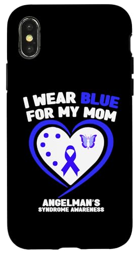 Hülle für iPhone X/XS I Wear Blue for My Mom Angelman's Syndrome Awareness von Wear Blue - Angelman’s Syndrome Awareness Apparel.