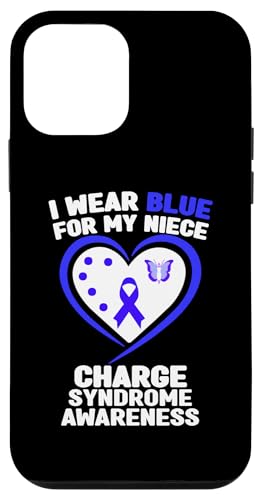 Hülle für iPhone 12 mini Ich trage Blau, um auf das Charge-Syndrom meiner Nichte aufmerksam zu machen von Wear Blue Charge Syndrome Awareness Apparel.