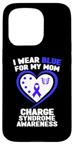 Hülle für iPhone 15 Pro Ich trage Blau, um auf das Mom Charge-Syndrom aufmerksam zu machen von Wear Blue Charge Syndrome Awareness Apparel.