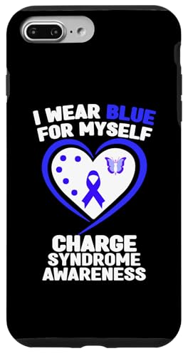 Hülle für iPhone 7 Plus/8 Plus Ich trage Blau für mein Charge-Syndrom Awareness von Wear Blue Charge Syndrome Awareness Apparel.