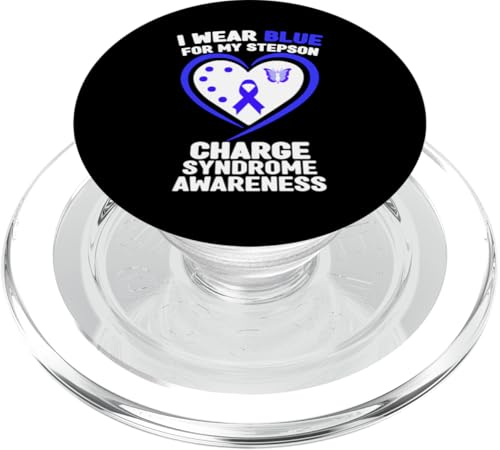 Ich trage Blau, um auf mein Stepson-Charge-Syndrom aufmerksam zu werden PopSockets PopGrip für MagSafe von Wear Blue Charge Syndrome Awareness Apparel.