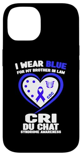 Hülle für iPhone 14 I Wear Blue for My Brother in Law Cri Du Chat Syndrom von Wear Blue Cri Du Chat Syndrome Apparel.