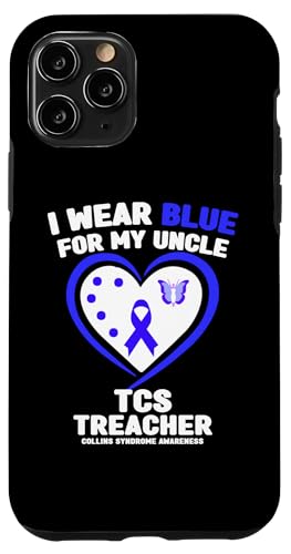 Hülle für iPhone 11 Pro I Wear Blue for My Uncle TCS Treacher Collins Syndrom von Wear Blue - TCS Awareness Apparel.