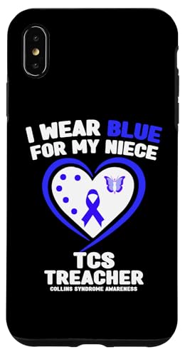 Hülle für iPhone XS Max I Wear Blue for My Niece TCS Treacher Collins Syndrom von Wear Blue - TCS Awareness Apparel.