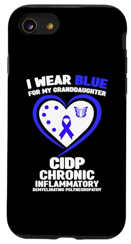 Hülle für iPhone SE (2020) / 7 / 8 Ich trage Blau für das CIDP-Bewusstsein meiner Enkelin von Wear Blue for CIDP Awareness Apparel.