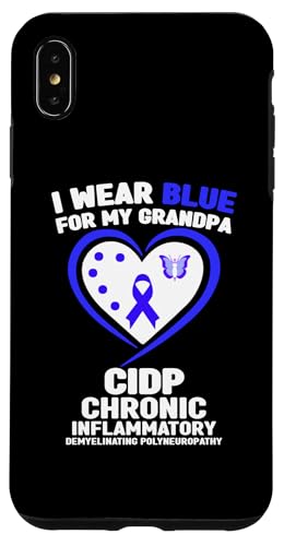 Hülle für iPhone XS Max Ich trage Blau, damit mein Opa auf CIDP aufmerksam wird von Wear Blue for CIDP Awareness Apparel.