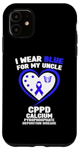 Hülle für iPhone 11 Ich trage Blau für das CPPD-Bewusstsein meines Onkels von Wear Blue for CPPD Awareness Apparel.