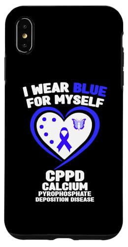 Hülle für iPhone XS Max Ich trage Blau für mich CPPD Awareness von Wear Blue for CPPD Awareness Apparel.