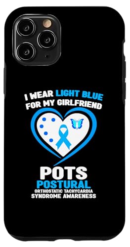 Hülle für iPhone 11 Pro Ich trage Hellblau für das POTS-Bewusstsein meiner Freundin von Wear Light Blue for POTS Awareness Apparel.