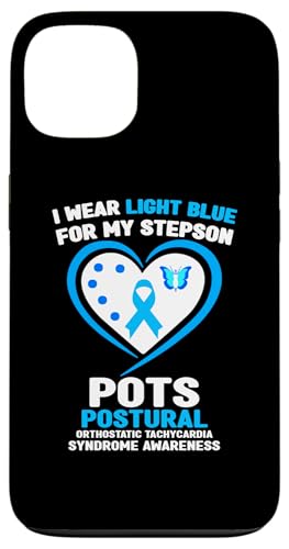 Hülle für iPhone 13 Ich trage Hellblau für meinen Stiefsohn POTS Awareness von Wear Light Blue for POTS Awareness Apparel.