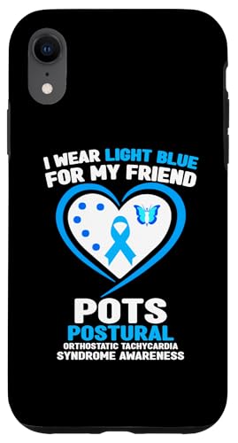 Hülle für iPhone XR Ich trage Hellblau, damit mein Freund POTS Awareness hat von Wear Light Blue for POTS Awareness Apparel.