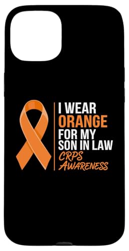 Hülle für iPhone 15 Plus Ich trage ein orangefarbenes Hemd für meinen Schwiegersohn | CRPS Awareness von Wear Orange for CRPS Awareness Apparel.