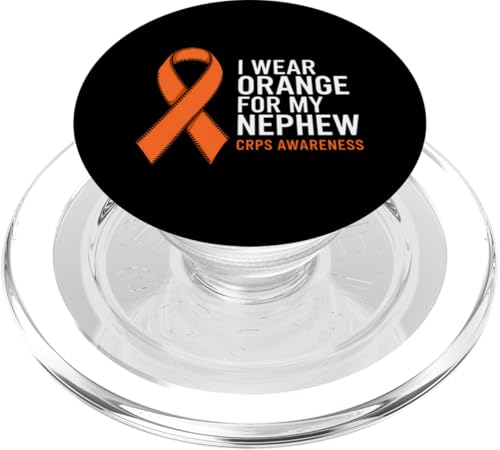 Ich trage Orange für das Shirt meines Neffen | CRPS Awareness PopSockets PopGrip für MagSafe von Wear Orange for CRPS Awareness Apparel.