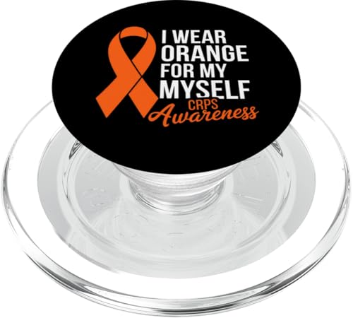 Ich trage ein orangefarbenes T-Shirt für mich | CRPS Awareness PopSockets PopGrip für MagSafe von Wear Orange for CRPS Awareness Apparel.