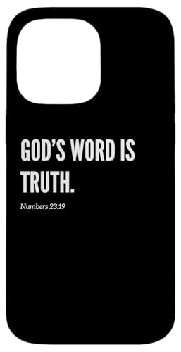 Hülle für iPhone 14 Pro Max God's Word Is Truth Bibelvers Statement Zitat von Wear Your Faith