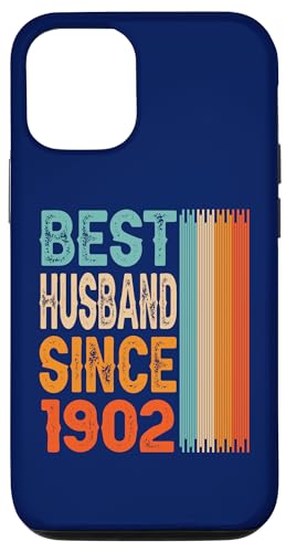 Hülle für iPhone 13 Bester Ehemann seit 1902 122. Hochzeitstag 122 Jahre von Wedding Anniversary Design saying Best Husband