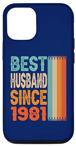 Hülle für iPhone 15 Bester Ehemann seit 1981 43. Hochzeitstag 43 Jahre von Wedding Anniversary Design saying Best Husband
