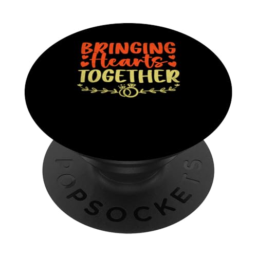 Bringing Hearts Together Wedding Officiant Ehe PopSockets Klebender PopGrip von Wedding Ceremony Officiant Gifts