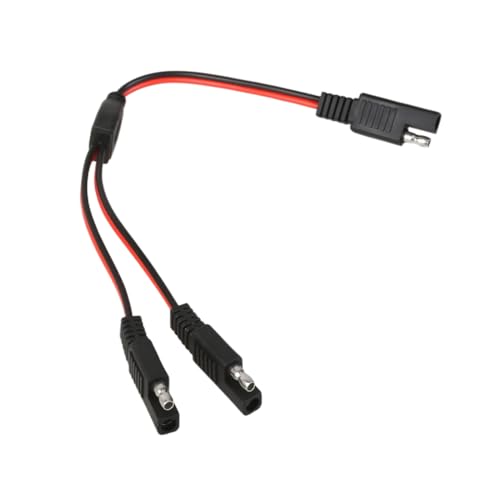 Wegiwuca SAE Stecker SAE Power Automotive Adapter Kabel Y Splitter 1 Bis 2 SAE Verlängerungskabel 18AWG Für Automobilcamp Anhänger von Wegiwuca