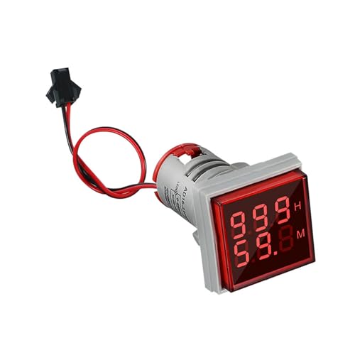 Zwei Display Quadratstunden Meter Präzisions Timing LED LED Hoher Helligkeitszähler Kunststoff Für Stromkommunikation & Maschinerie von Wegiwuca