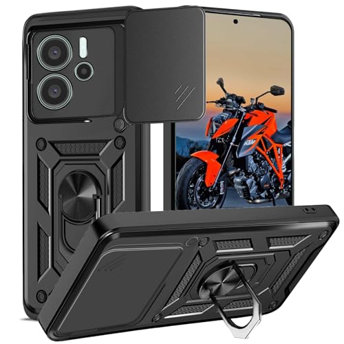 WeiCase Hülle für Xiaomi redmi Note 14 4G (Internationale Ausgabe Kameraschutz mit Slide Camera, Rüstung Schutzhülle mit 360 Grad Ring, Metall Halter Magnet Ständer, Silikon Stoßfest Handyhülle WeiCase Hülle für Xiaomi redmi Note 14 4G (Internationale Ausgabe Kameraschutz mit Slide Camera, Rüstung Schutzhülle mit 360 Grad Ring, Metall Halter Magnet Ständer, Silikon Stoßfest Handyhülle von WeiCase