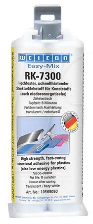 WEICON 10569050 - Strukturkleber, Easy-Mix, transparent, 50 g von Weicon