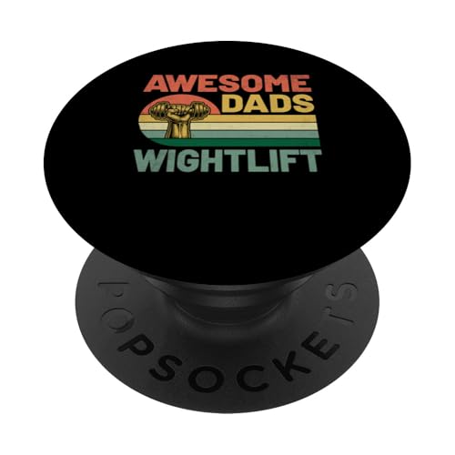 Awesome Dads Gewichtheber Gewichtheber PopSockets Klebender PopGrip von Weightlifting Bodybuilding Weightlifter Gifts