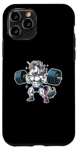 Hülle für iPhone 11 Pro Unicorn Bodybuilder Gewichtheben Gewichtheber Gewichtheber von Weightlifting Bodybuilding Weightlifter Gifts