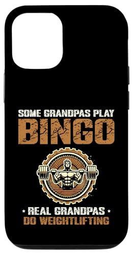 Hülle für iPhone 12/12 Pro Einige Opas spielen Bingo Real Grandpas Go Weightlifting von Weightlifting Bodybuilding Weightlifter Gifts