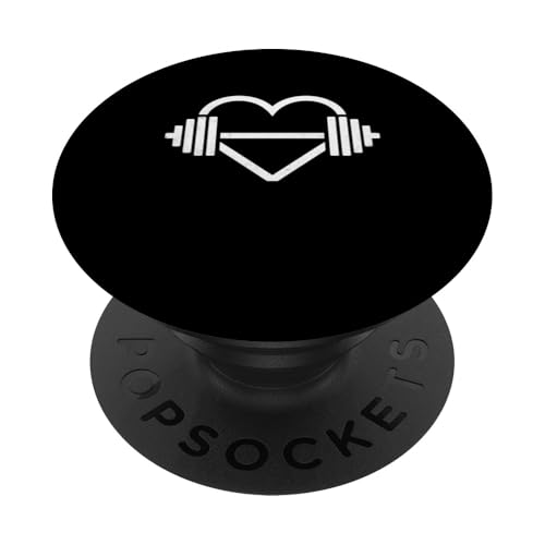 Ich liebe Gewichtheben Gewichtheber Bodybuilding Bodybuilder PopSockets Klebender PopGrip von Weightlifting Bodybuilding Weightlifter Gifts