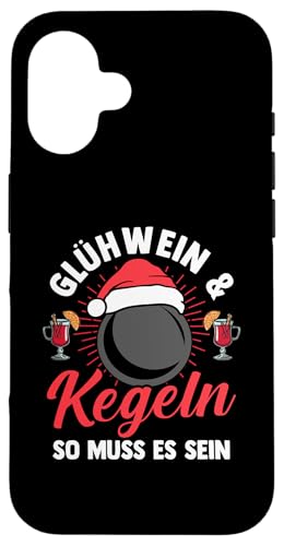 Hülle für iPhone 16 Weihnachtsmann Weihnachten Glühwein Kegeln von Weihnacht Kegelclub Kegler Kegeln