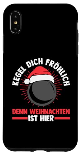 Hülle für iPhone XS Max Weihnachtsmann Weihnachten Weihnachtsfest Kegeln von Weihnacht Kegelclub Kegler Kegeln