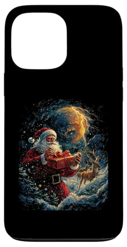 Hülle für iPhone 13 Pro Max Weihnachtsmann Rentier Deko Frauen Männer Kinder Weihnachten von Weihnachten Damen Weihnachtsmann Outfit Herren