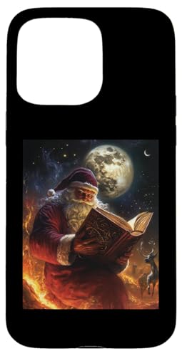 Hülle für iPhone 15 Pro Max Weihnachtsmann Rentier Deko Frauen Männer Kinder Weihnachten von Weihnachten Damen Weihnachtsmann Outfit Herren