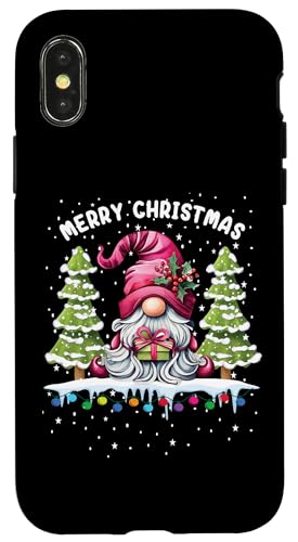 Hülle für iPhone X/XS Lustige Weihnachtswichtel Weihnachten Wichtel Christmas Gnom von Weihnachten Familie Bekleidung Damen Herren Kinder