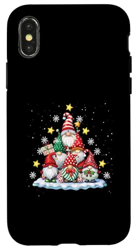 Hülle für iPhone X/XS Lustige Weihnachtswichtel Weihnachten Wichtel Weihnachts von Weihnachten Gnome Familie Bekleidung Damen Herren