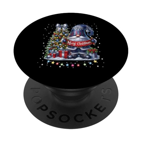 Lustige Weihnachtswichtel Weihnachten Wichtel Weihnachts PopSockets Klebender PopGrip von Weihnachten Gnome Familie Bekleidung Damen Herren