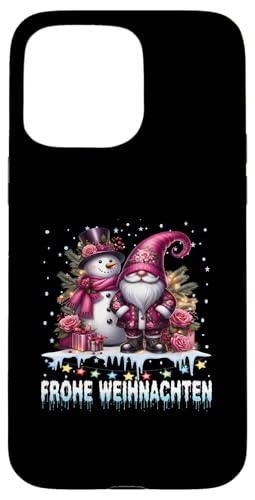 Hülle für iPhone 15 Pro Max Lustiges Weihnachtsshirt Weihnachten Wichtel Weihnachts von Weihnachten Gnome Familien Bekleidung Damen Herren