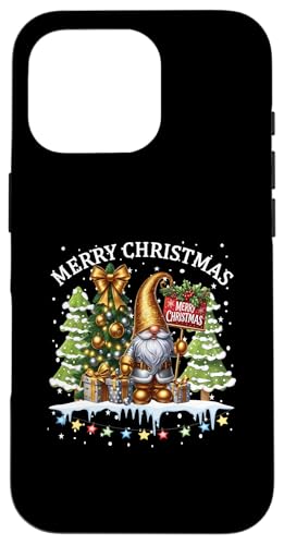 Hülle für iPhone 16 Pro Lustiges Weihnachtsshirt Weihnachten Wichtel Weihnachts von Weihnachten Gnome Familien Bekleidung Damen Herren