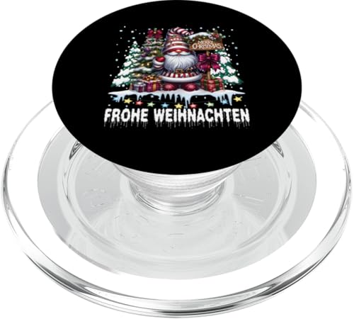 Lustiges Weihnachtsshirt Weihnachten Wichtel Weihnachts PopSockets PopGrip für MagSafe von Weihnachten Gnome Familien Bekleidung Damen Herren