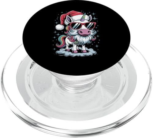 Cooles Weihnachtsshirt Cooler Weihnachtsmann Weihnachten PopSockets PopGrip für MagSafe von Weihnachten Shirt Nikolaus Weihnachtsoutfit Lustig