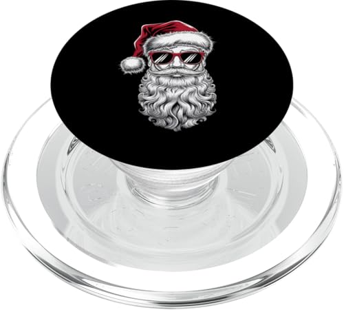 Cooles Weihnachtsshirt Cooler Weihnachtsmann Weihnachten PopSockets PopGrip für MagSafe von Weihnachten Shirt Nikolaus Weihnachtsoutfit Lustig