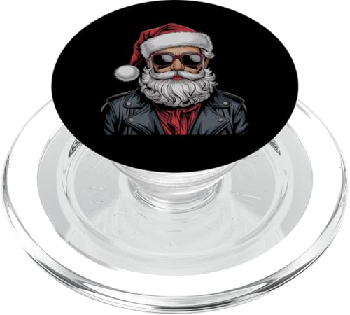 Cooles Weihnachtsshirt Cooler Weihnachtsmann Weihnachten PopSockets PopGrip für MagSafe von Weihnachten Shirt Nikolaus Weihnachtsoutfit Lustig