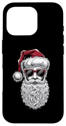 Hülle für iPhone 16 Pro Cooles Weihnachtsshirt Cooler Weihnachtsmann Weihnachten von Weihnachten Shirt Nikolaus Weihnachtsoutfit Lustig