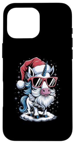 Hülle für iPhone 16 Pro Max Cooles Weihnachtsshirt Cooler Weihnachtsmann Weihnachten von Weihnachten Shirt Nikolaus Weihnachtsoutfit Lustig