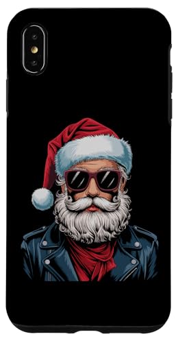 Hülle für iPhone XS Max Cooles Weihnachtsshirt Cooler Weihnachtsmann Weihnachten von Weihnachten Shirt Nikolaus Weihnachtsoutfit Lustig