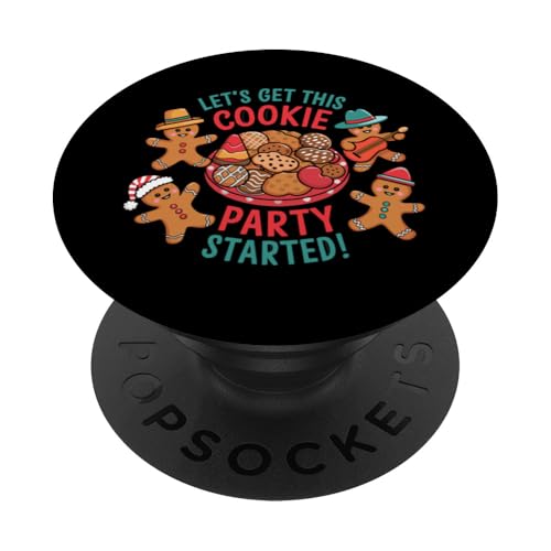 Weihnachtszeit Kekse Lebkuchen Backen PopSockets Klebender PopGrip von Weihnachten Weihnachtsgebäck Weihnachten Kekse