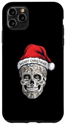 Hülle für iPhone 11 Pro Max Weihnachtsoutfit Totenkopf Weihnachten Death Heavy Xmas von Weihnachtsdeko Merry Christmas Outfit für Herren